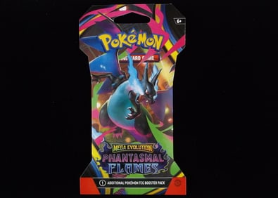 New Sealed Pokemon TCG Phantasmal Flame Pack Mega Evolutions