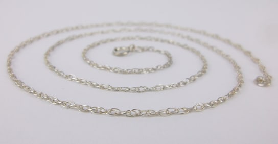 Mint Vint Italian Sterling Silver Helix Rope Chain Necklace 19"