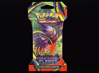 New Sealed Pokemon TCG Phantasmal Flame Pack Mega Evolutions