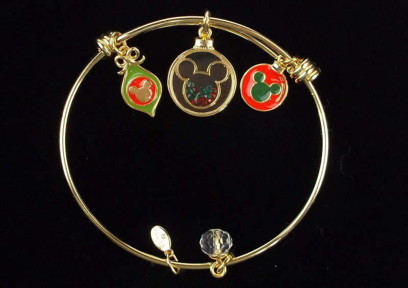 New Boxed Disney 14k GP Mickey Mouse Christmas Bracelet $60 (1 of 3)