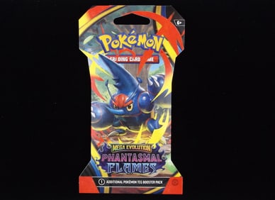 New Sealed Pokemon TCG Phantasmal Flame Pack Mega Evolutions