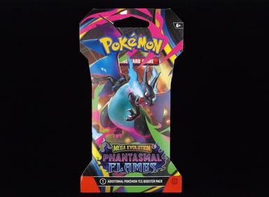 New Sealed Pokemon TCG Phantasmal Flame Pack Mega Evolutions