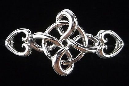 New Keltic Knot Sterling Silver Ring 8