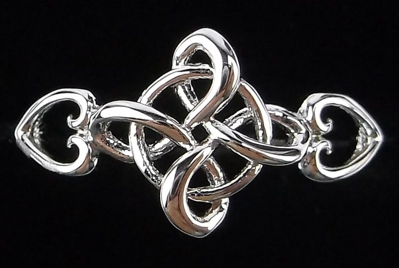 New Keltic Knot Sterling Silver Ring 8 (1 of 2)