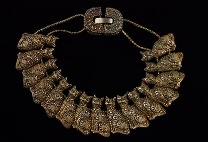 Stunning Vintage Cat Charm Bracelet 7.5"