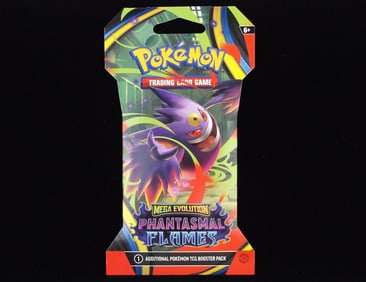 New Sealed Pokemon TCG Phantasmal Flame Pack Mega Evolutions