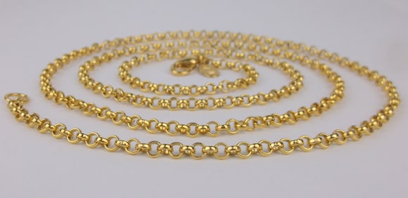 Mint Vintage Kenneth Jay Lane Chain Necklace 32"