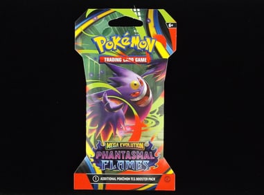 New Sealed Pokemon TCG Phantasmal Flames Pack Mega Evolution