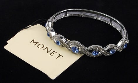 New With Tags Monet Rhinestone Bracelet