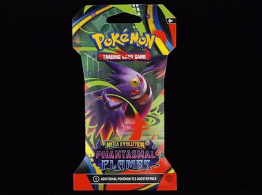 New Sealed Pokemon TCG Phantasmal Flames Pack Mega Evolution