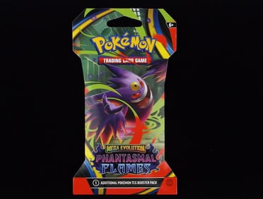 New Sealed Pokemon TCG Phantasmal Flames Pack Mega Evolution