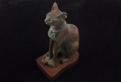 Mint Vintage Egyptian Cat Bastet Collectible Figure