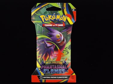 New Sealed Pokemon TCG Phantasmal Flames Pack Mega Evolution