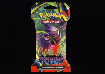 New Sealed Pokemon TCG Phantasmal Flames Pack Mega Evolution