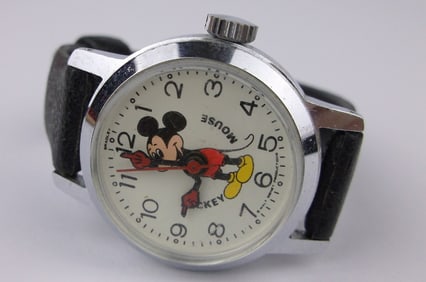 Stunning 1960s Disney Bradley Mickey Mouse Watch Need Repair