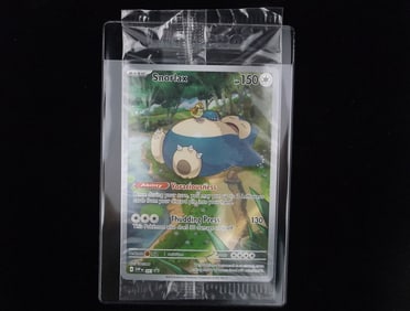 Mint+ 2023 Pokemon Snorlax Special Illustration Black Star Promo