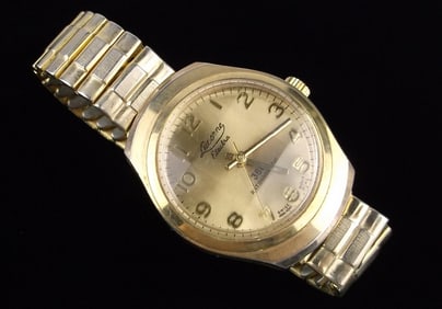 Gorgeous 1950s Lucerne Electra Self Wind Wristwatch Works Great