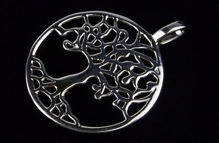 New Sterling Silver Tree of Life Pendant