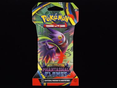 New Sealed Pokemon TCG Phantasmal Flames Pack Mega Evolution