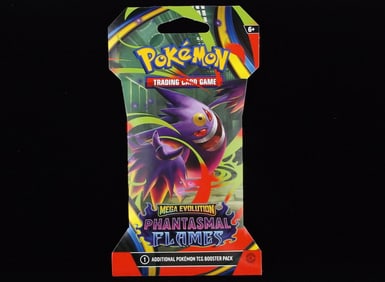 New Sealed Pokemon TCG Phantasmal Flames Pack Mega Evolution