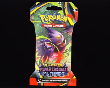 New Sealed Pokemon TCG Phantasmal Flames Pack Mega Evolution