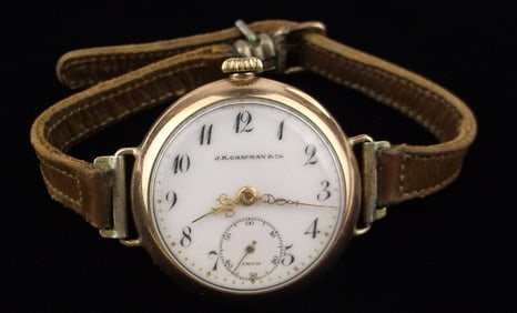 Rare 1910s JR Chapman Co Wristwatch Needs Mainspring