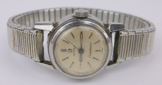 Stunning 1950s Omega Ladymatic Self Wind Watch Works Great