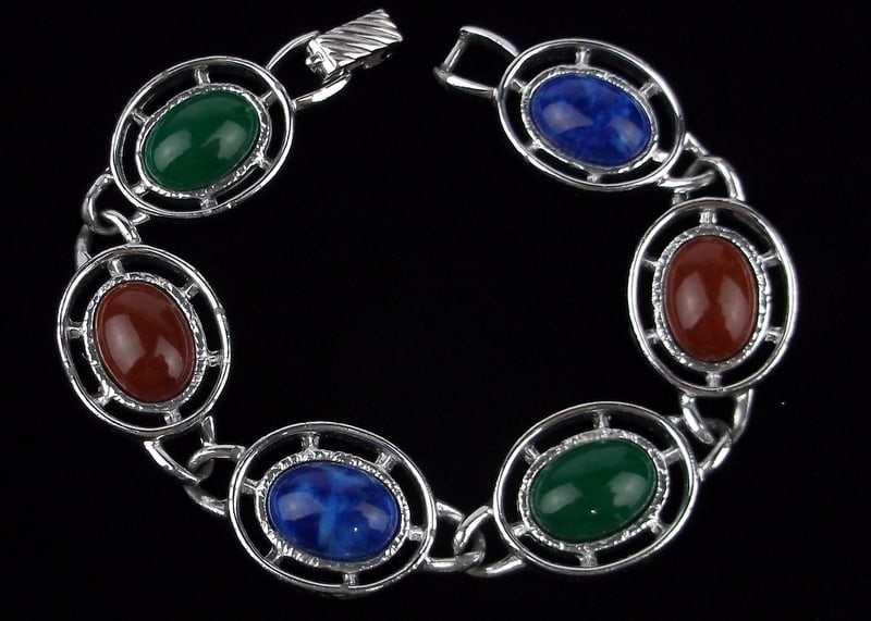 Mint Vintage 1960s Sarah Coventry Colorful Bracelet 7.5": Mint Condition, In Like New Condition, Perfect