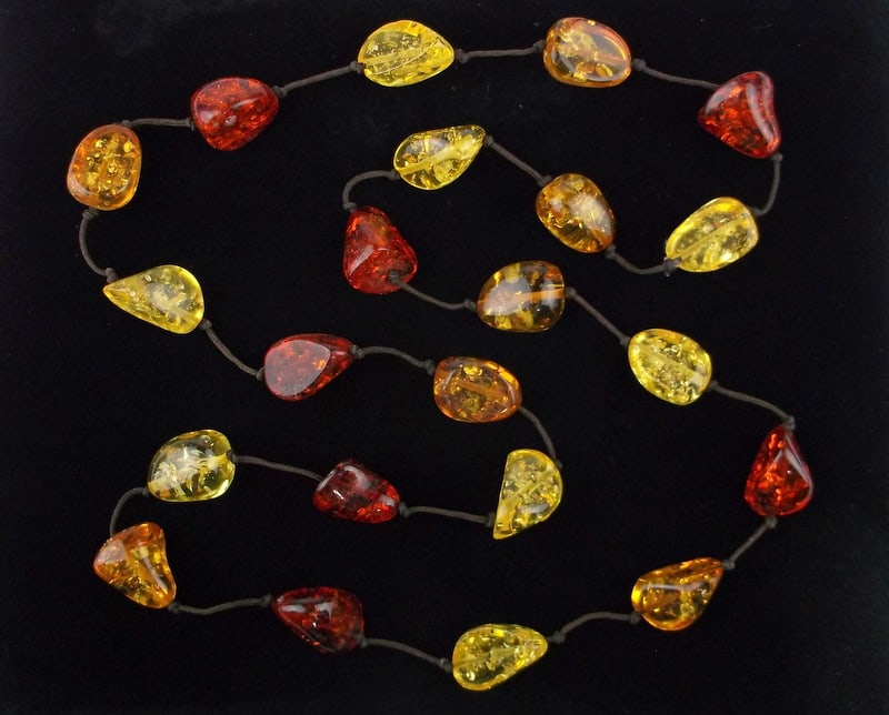 Mint Vintage Multi Healing Amber Necklace 32": Mint Condition, In Like New Condition, Perfect