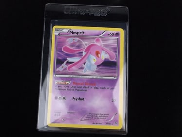 NM-M 2013 Pokemon Mesprit Rare Holo Card Mental Shroud