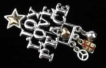 Mint Vintage Christmas Tree Brooch