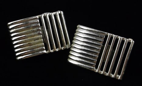 Gorgeous Vint 1960s Coro Craft Atomic Era Earrings