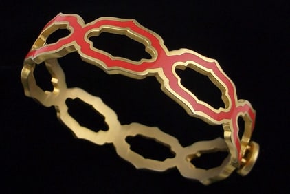 Mint Spartina Enameled Latch Bracelet