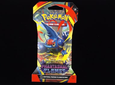 New Sealed Pokemon TCG Phantasmal Flames Pack Mega Evolution