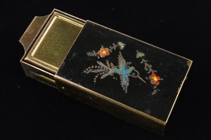 Stunning 1930s Beauty Mate NY Germany Made Bird Powder Box