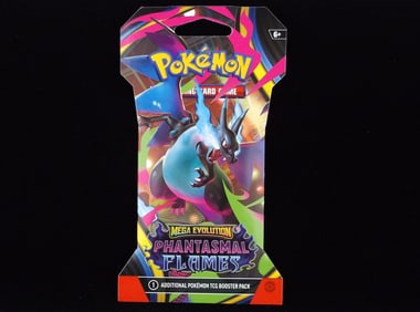 New Sealed Pokemon TCG Phantasmal Flames Pack Mega Evolution