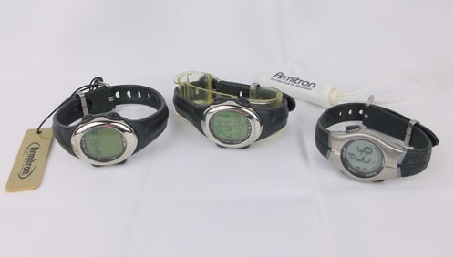 3 New Armitron Wristwatch Lot All Work Perfect