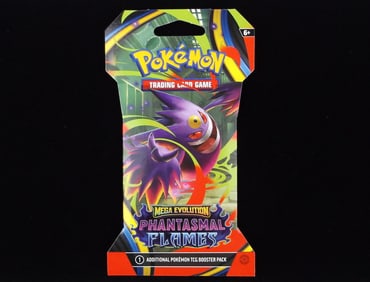 New Sealed Pokemon TCG Phantasmal Flames Pack Mega Evolution