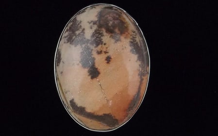 Mint Big Heavy Jay King Sterling Silver Leopard Jasper Ring 7 Desert Rose