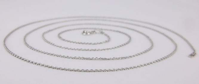 New Vintage Italian Sterling Silver Chain Necklace 30"