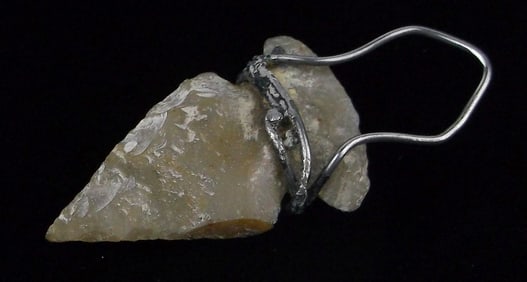 Vintage Navajo Sterling Silver Arrowhead Pendant