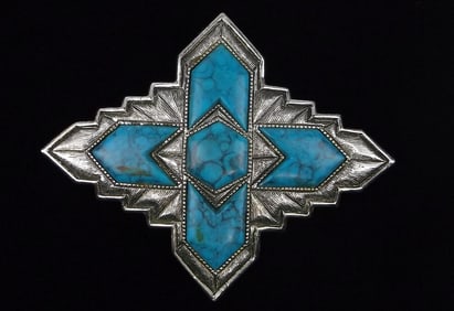 Mint Vintage 1970s Sarah Coventry Southwestern Brooch