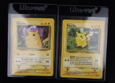 1999 Pokemon WOTC Pikachu Red Yellow Cheek Cards Base Jungle