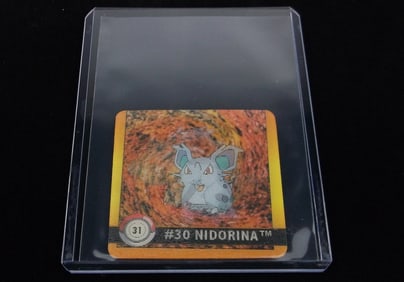 Mint 1999 Pokemon Nintendo Nidoran Lenticular Motion Card