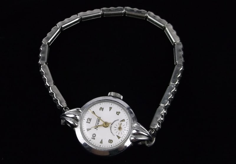Stunning Vintage 1940s-50s Norbee Wristwatch Works Great: excellent condition
