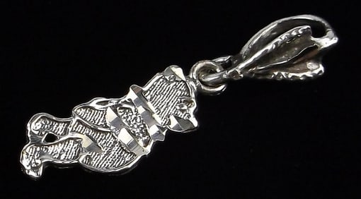 Mint Vintage Disney Sterling Silver Winnie the Pooh Pendant