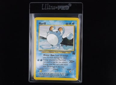 NM-M 2000 Pokemon WOTC Marill Black Star Promo Card