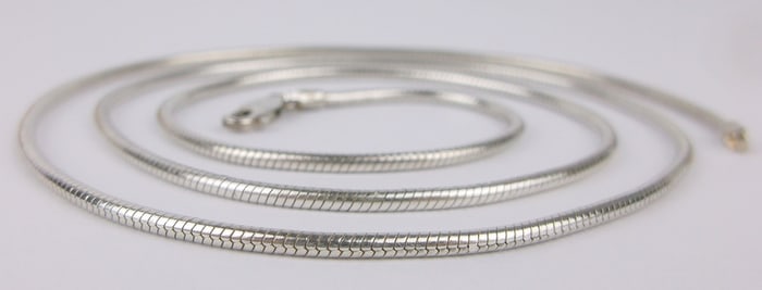 Mint Vint Thick Heavy Italian Sterling Silver Chain Necklace 24"