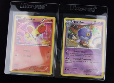 2012-13 Pokemon Drifblim Fennekin Black Star Promo Holo Lot