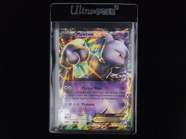 2016 Pokemon Mewtwo EX Ultra Rare Black Star Promo Card